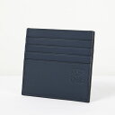 ロエベ 名刺入れ 【3月31迄！タイムセール価格！】LOEWE ロエベ Open Plain Cardholder カードケース 名刺入れ カードホルダー アナグラムロゴ レザー 本革 メンズ C660W72X01