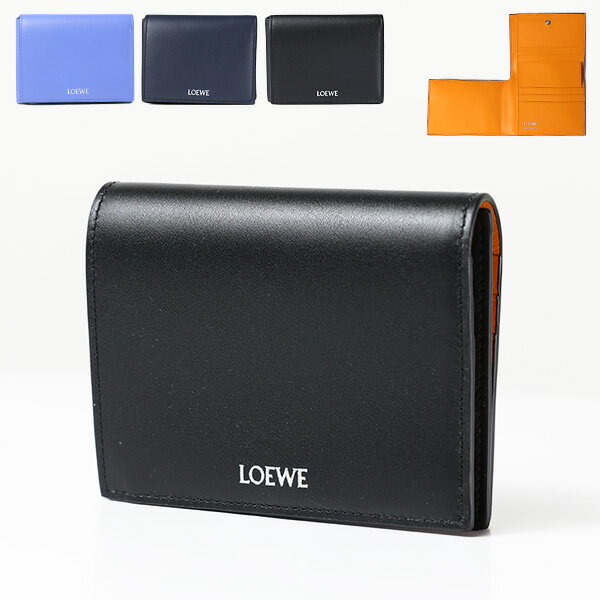 ロエベ 三つ折り財布 メンズ LOEWE ロエベ FOLDED WALLET フォールデッドウォレット 三つ折り財布 折りたたみ財布 バイカラー レザー 本革 メンズ CEM1Q94X01