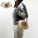 4/30迄！Instagramフォロワーさん限定クーポン発行中！LOEWE ロエベ BEEHIVE BASKET BAG バスケットバッグ ショルダーバッグ カゴバッグ ビーハイブ 鞄 アナグラムロゴ レザー ラフィア レディース A223Z48X03 2435