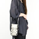 LOEWE ロエベ ショルダーバッグ Anagram Cut Out Pocket アナグラム カットアウト ポケット C922Y62X07 レディース レザー×キャンバス クロスボディ ミニバッグ 鞄 LaG Onlinestore