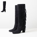 Longchamp ロンシャン Long Boots ロングブーツ ブーツ フリンジ ヒール 靴 レディース 70061 SGH LaG Onlinestore