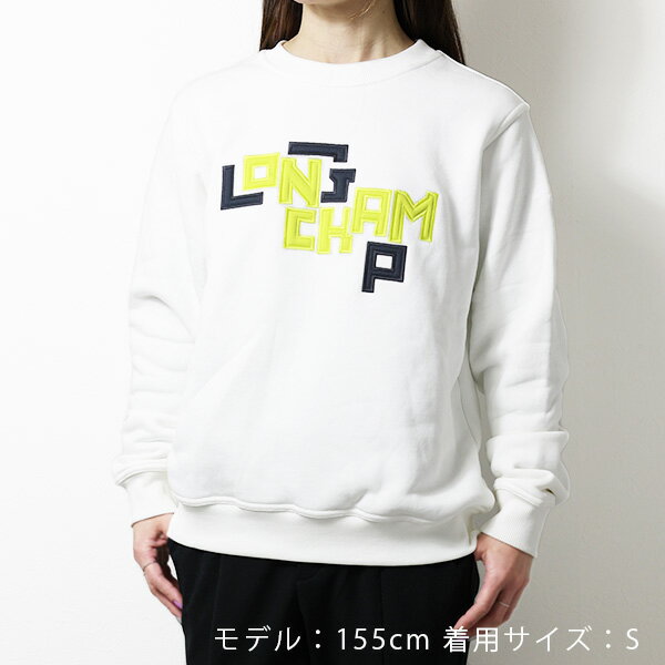Longchamp ロンシャン Logo Swaetshirt ロゴ スウェットシャツ トレーナー プルオ...