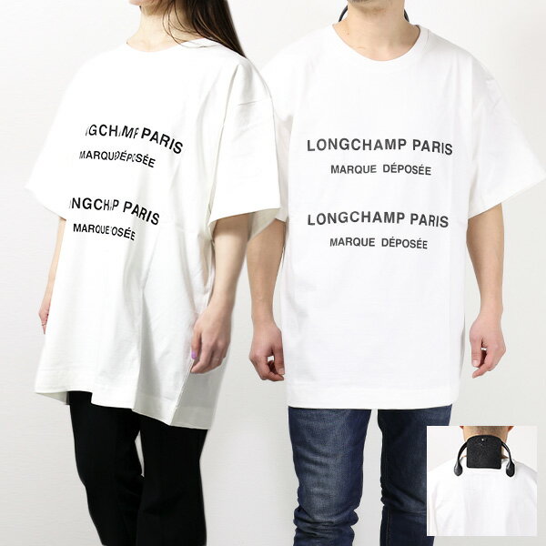 Longchamp ロンシャン Logo T-Shirt ロゴ Tシャツ クルーネック 半袖 オーバーサイズ レディース メンズ レディース ユニセックス 60125 LaG Onlinestoreのサムネイル
