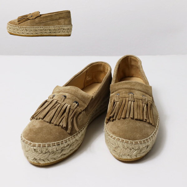 Longchamp ロンシャン Flat Shoes エスパドリーユ フリンジ シンプル 靴 レディー...