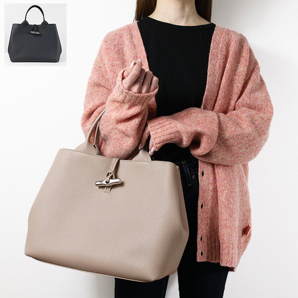 LONGCHAMP ロンシャン トートバッグ Le Roseau L Top Handle Bag ル ロゾ L トップハンドルバッグ 10290 HFP レディース ハンドバッグ レザー A4対応 鞄 LaG Onlinestore