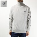 Maison Kitsune メゾンキツネ セーター Fox Head Patch Regular Turtleneck Sweater LM00812KT1036 メンズ ボールド フォックスヘッド パッチ レギュラー タートルネック ニット ウール LaG Onlinestore