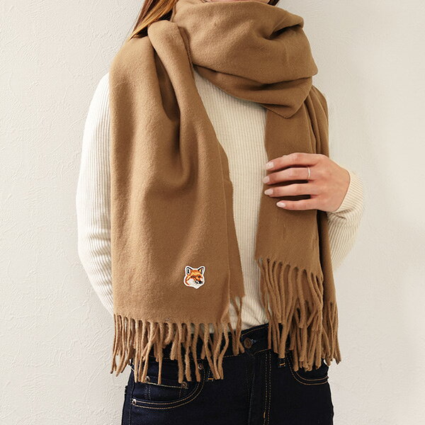 ⭐︎MAISON KITSUNE⭐︎メゾンキツネ ボーダーマフラー ストール 大判 1pia_mkitsunescarf