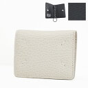 メゾン マルジェラ 定期入れ・パスケース レディース Maison Margiela メゾンマルジェラ BI FOLD CARD HOLDER WITH KEYRING S56UI0128 P4455 T8013 カードケース キーケース キーリング レザー 本革 刺繍 二つ折り メンズ レディース ユニセックス