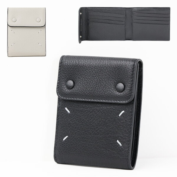 Maison Margiela メゾンマルジェラ Bi-Fold Wallet SA1UI0014 P4806 二つ折り財布 レザー 本革 ステッチ シンプル モード メンズ