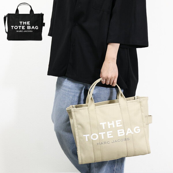 Marc Jacobs マークジェイコブス The Tote Bag Medium トートバッグ ミディアム ショルダーバッグ クロスボディバッグ キャンバス A4 鞄 レディース M0016161