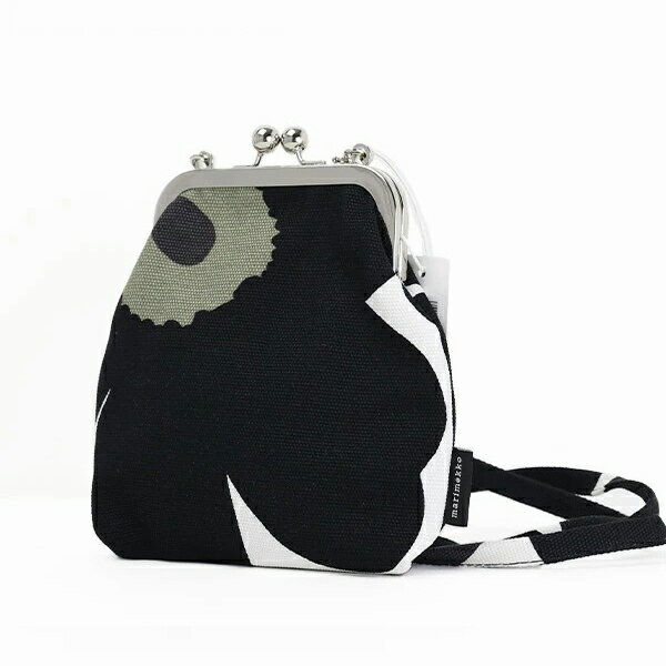 マリメッコ 帆布・キャンバス ショルダーバッグ レディース Marimekko マリメッコ Roosa Pieni Unikko Shoulder Bag 044720 ウニッコ ショルダーバッグ ポシェット コットン キャンバス カジュアル レディース