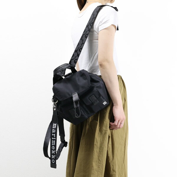 Marimekko マリメッコ Everything Backpack S Solid バックパック リュック ミニリュック 旅行 チャーム ロゴ レディース 091199