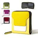 マルニ 財布 レディース MARNI マルニ BI-FOLD ZIP AROUND WALLET PFMOQ09U11 LV520 Z437N バイフォールド ジップ アラウンド ウォレット ロゴ トリコロール レディース 二つ折り財布