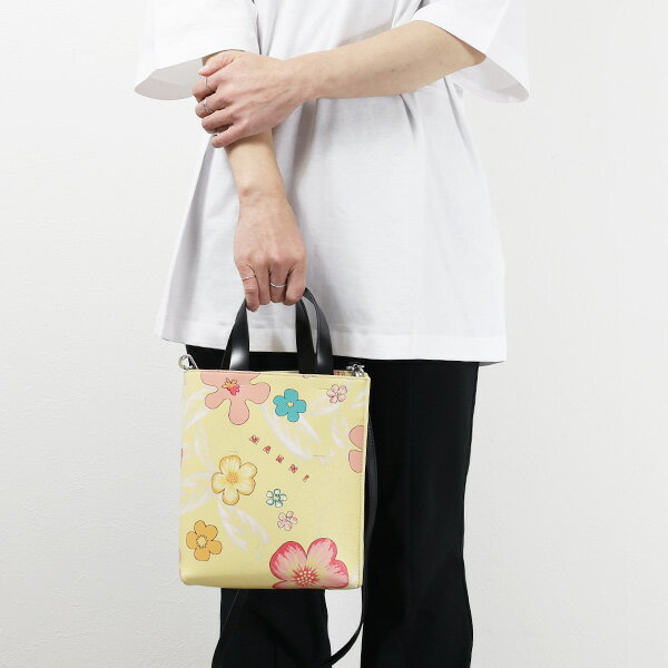 【5/18限定！当選確率1/2 最大100％バック】MARNI マルニ CREAM BAG WITH HONOLULU...