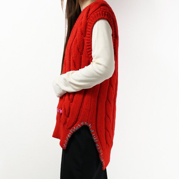 MARNI マルニ ベスト 3D Cable Knit Vest CVMD0094Q0 UFWH07 レディース バージン...