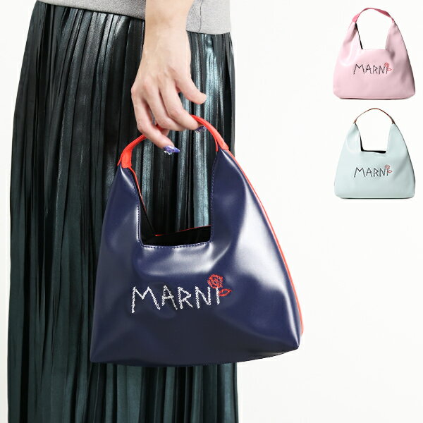 【インスタフォロワーさん限定5％OFFクーポン発行中】MARNI マルニ キッズ トートバッグ DIAMOND TOTE BAG ダイアモンドバッグ M01478 M00TK ガールズ レディース 合成皮革 ミニバッグ ロゴ刺繍 鞄 LaG Onlinestore