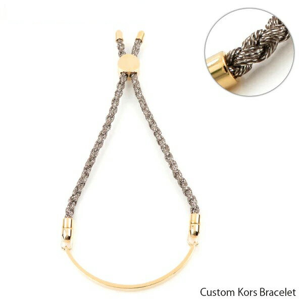 MICHAEL KORS マイケルコース Custom Kors Bracelet カスタムコース ブレスレット 14K ローズゴールドメッキ スターリングシルバ? レディース[MKC10449X791]