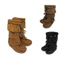 MINNETONKA CHILDREN ミネトンカ キッズ ミネトンカKids 3Layer Fringe Boot[2652 2658 2659]