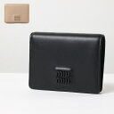 ミュウミュウ 二つ折り財布 【3月31迄！タイムセール価格！】MIUMIU ミュウミュウ Softy Padded Bi-Fold Wallet 二つ折り財布 折りたたみ財布 ミニ財布 ロゴ レザー レディース 5MV204 2F8K