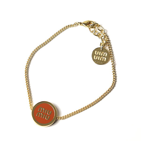 miumiu ミュウミュウ ブレスレット Enameled Metal Bracelet エナメルメタル 5IB632 2F6T レディース ロゴ アクセサリー LaG Onlinestore