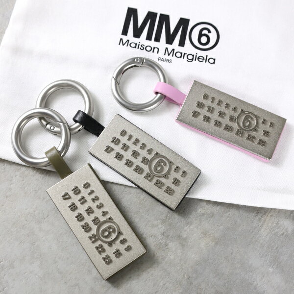 MM6 エムエムシックス キーリング Numeric Plaque Charm ニューメリック SA5UA0005 P9061 レディース メンズ キーホルダー バッグチャーム LaG Onlinestore