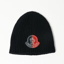 モンクレール 帽子 メンズ MONCLER モンクレール GENIUS Beanie ニット帽 ニットキャップ 帽子 ロゴ ワンポイント 防寒 メンズ 3B000 18 M1115