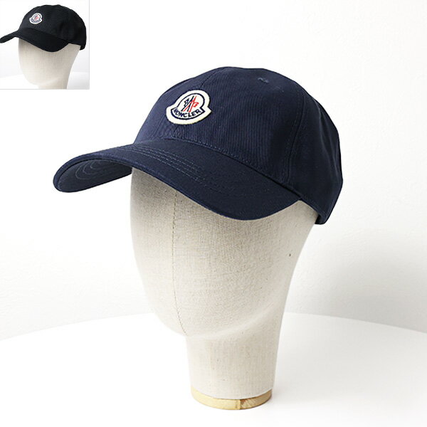 モンクレール 帽子 メンズ MONCLER モンクレール BASEBALL CAP ベースボールキャップ 帽子 キャップ コットン ロゴパッチ カジュアル メンズ 3B00054 V0090