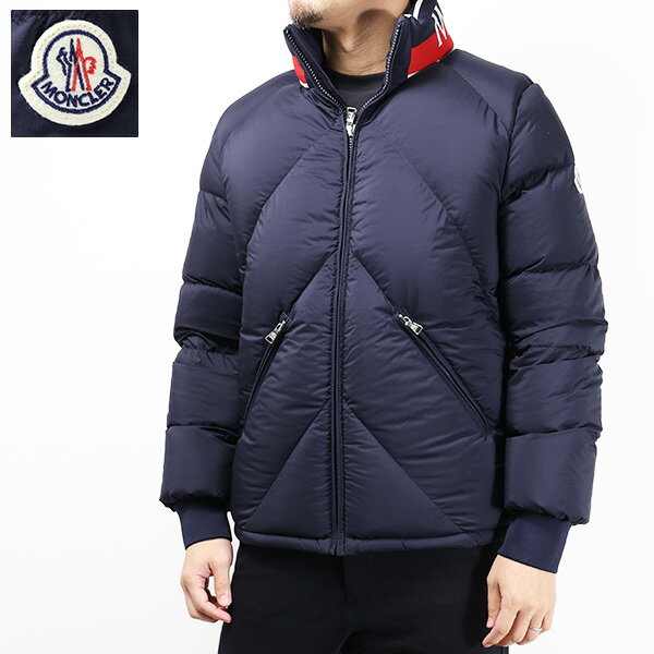 MONCLER モンクレール VICTOR Bomber Jacket ダウンジャケット フード収納 トリコロール ナイロン ダウン ジャケット アウター キッズ 男の子 大人もOK メンズ 1A00055 595FD LaG Onlinestore