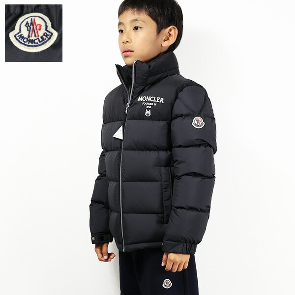 MONCLER モンクレール JOE Jacket ジョー ダウンジャケット アウター スタンドカラー フード収納可能 ロゴパッチ キッズ 男の子 1A0005...