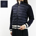 MONCLER モンクレール Zip up Cardigan ジャケット ダウン 切り替え ナイロン スウェット地 フードなし コンビブルゾン アウター ロゴ ...