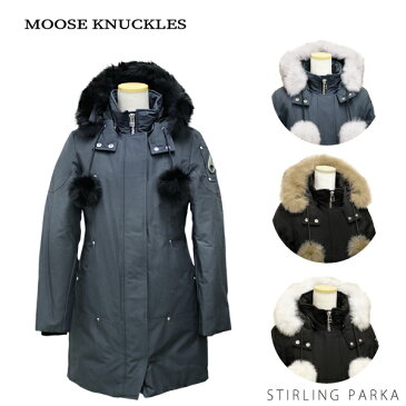 MOOSE KNUCKLES ムースナックルズ STIRLING PARKA スターリング パーカー レディース ミドル丈 ダウンコート〔MK2003LP〕