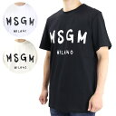 MSGM エムエスジーエム LOGO T-SHIRT 2000 MM510 200002 半袖 Tシ