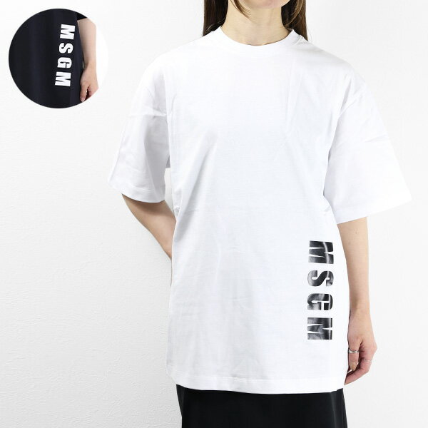 MSGM エムエスジーエム LOGO T-SHIRT 3241 MDM186 227298 半袖 Tシャツ ロゴ コットン レディース LaG Onlinestore