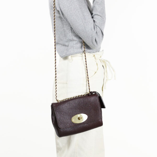 ショルダーバッグ Mulberry マルベリー Lily Shoulder Bag リリー ショルダーバッグ クロスボディバッグ ミニバッグ 鞄 レザー 本革 チェーン レディース HH5300 346