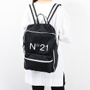 【3月31迄！タイムセール価格！】N 21 ヌメロヴェントゥーノ Logo Backpack バックパック リュック 鞄 ロゴプリント ナイロン キッズ レディース 大人もOK N21348 N0076