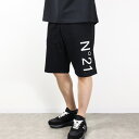 楽天LaG OnlineStore　楽天市場店N 21 ヌメロヴェントゥーノ Logo Print Shorts ハーフパンツ スウェットパンツ ロゴプリント コットン キッズ 男の子 メンズ 大人もOK N21614 N0154