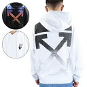 【3月31迄！タイムセール価格！】Off White オフホワイト DEGRADE ARROW OVER HOODIE OMBB037F21FLE005 0110 1084 スウェットパーカー プルオーバー フーディー 長袖 メンズ