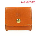 【LaGアウトレット】【返品交換不可】IL BISONTE イルビゾンテ COIN CASE PV0005 CA101B コインケース ロゴ レザー メンズ レ...
