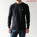 Maison Kitsune メゾンキツネ Tricolor Fox Patch Sweater トリコロールフォックス パッチ クラシック ニット セーター ...