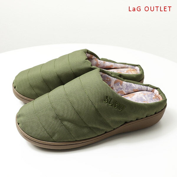 SUBU スブ NANNEN Field Military 難燃 サンダル スリッポン スリッパ ルームシューズ キャンプ アウト..