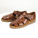 パラブーツ サンダル メンズ Paraboot パラブーツ PACIFIC Gurkha Sandals VEGETAL MARRON グルカサンダル サンダル 革靴 靴 パシフィック レザー 本革 カジュアル メンズ 123317