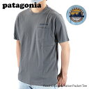 【ネコポス配送:1点まで】Patagonia パタゴニア Road to Regenerative Pocket Tee ロード トゥ リジェネラティブ ポケット ティー 半袖 Tシャツ メンズ 38520 BSBL NGRY