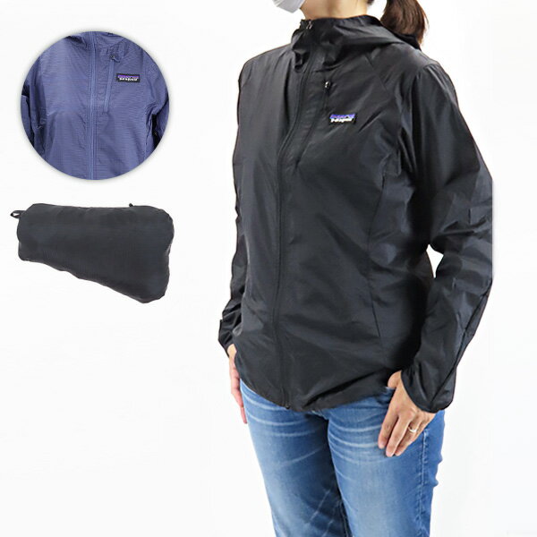 パタゴニア ウィンドブレーカー レディース Patagonia パタゴニア Womens Houdini Jacket 24147 BLK ナイロンジャケット 軽量ジャケット 折りたたみジャケット 耐久性撥水加工