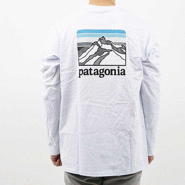 Patagonia パタゴニア Ms L/S Line Logo Ridge Responsibili-Tee 38517 カットソー Tシャツ 長袖 オーガニック アウトドア カジュアル 山脈ロゴ コットン レディース メンズ ユニセックス 野外フェス 海 山 キャンプ