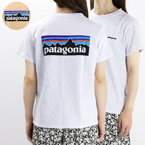 【ネコポス配送:1点迄】Patagonia パタゴニア Womens P-6 Logo Responsibili T-Shirt Tシャツ ロゴT カジュアル アウトドア レディース 37567