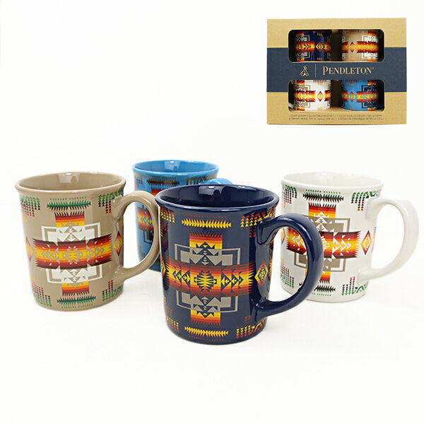 PENDLETON ペンドルトン CHIEF JOSEPH Ceramic Mugs XC880 55182 マグカップ 4個セット コップ アウトドア キャンプ コーヒー 食器 キッチン 用品 プレゼント ギフトのサムネイル