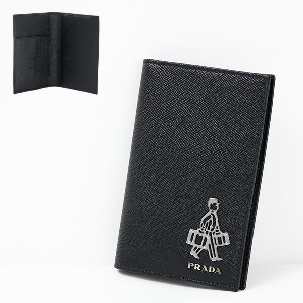 プラダ 二つ折り財布（メンズ） PRADA プラダ Bi-Fold Wallet カードケース 二つ折り財布 ミニ財布 レザー 本革 メンズ 2MV017 9Z2 F0002