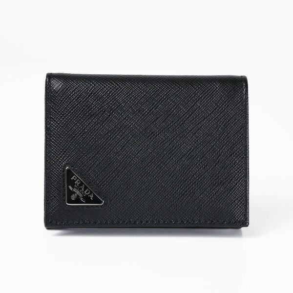 PRADA プラダ Tri-Fold Wallet 三つ折り財布 ミニ財布 小銭入れなし トライアング...
