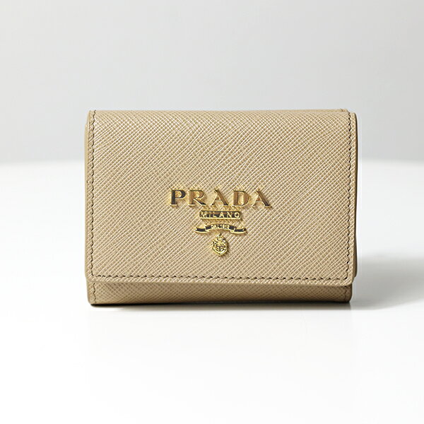 PRADA プラダ 三つ折り財布 Saffiano Leather Multi Color Wallet 1MH042 ZLP レデ...