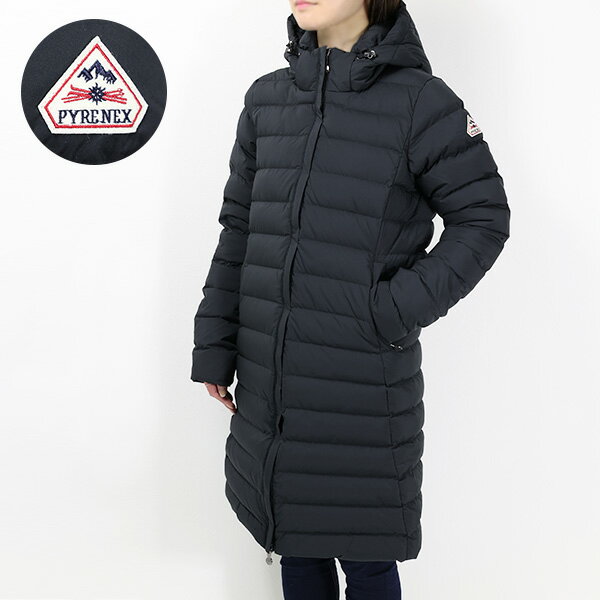 【5/18限定！当選確率1/2 最大100％バック】Pyrenex ピレネックス SPOUTNIC 2 SOFT COAT ダウンジャケット ロング ダウンコート アウター ロゴ キレカジ レディース HWS006